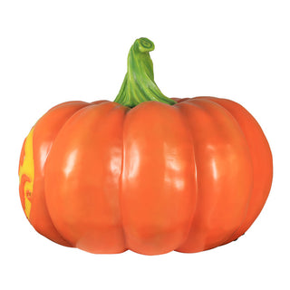 Ghost Pumpkin Lantern With Light