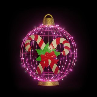 Christmas Ball Candy Cane