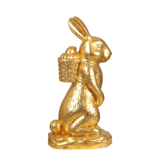GOLDLEAF BUNNY WITH EASTER BASKET