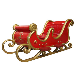 SANTA SLEIGH 4 SEATER (RED/GOLD)