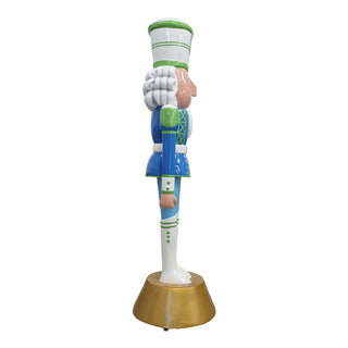 American Christmas Nutcracker 9ft. White Blue