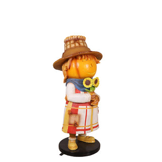PUMPKIN SCARECROW GIRL