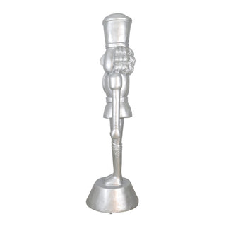 American Christmas Nutcracker 9ft. All Silver