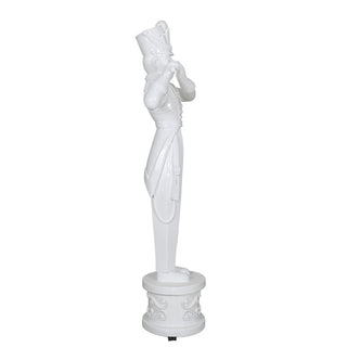 Soldier Playing Flute (Metallic white)