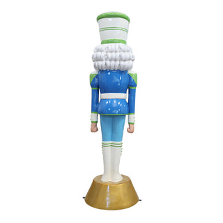 American Christmas Nutcracker 9ft. White Blue