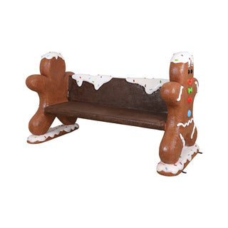 BENCH WITH 2 GINGERBREADS