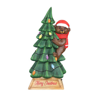 Bear On A Christmas Tree