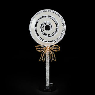 LOLLIPOP WITH RIBBON (COLD WHITE)