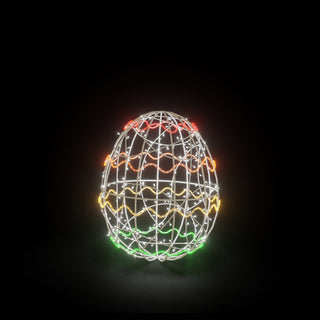 Easter Light Egg 1 (White/multicolored)
