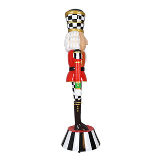 AMERICAN CHRISTMAS NUTCRACKER 9FT (BLACK AND WHITE