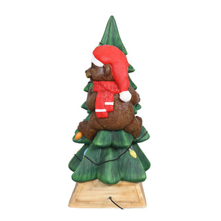 Bear On A Christmas Tree
