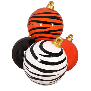CHRISTMAS BALL STACK (4) (SPECIAL MULTI-COLOR)