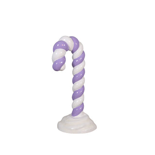 CANDY CANE IN SNOW (PASTEL PURPLE)